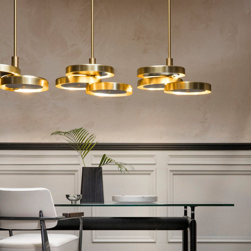 Triarc Brass Chandelier