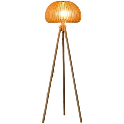 Tripod Wooden Floor Lamp