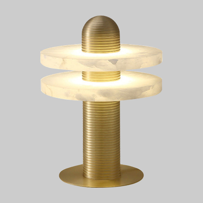 Median Alabaster LED Pendant Lamp & Table Lamp