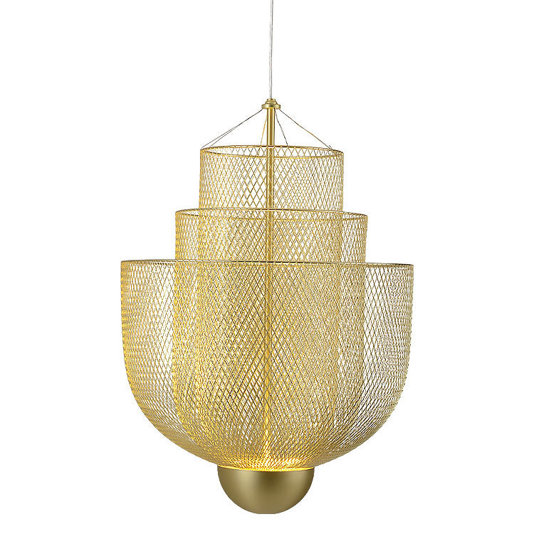 Metal Meshmatics chandelier