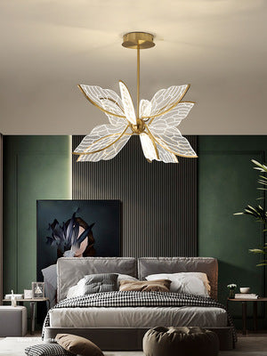 Modern Butterfly LED Chandelier with Acrylics