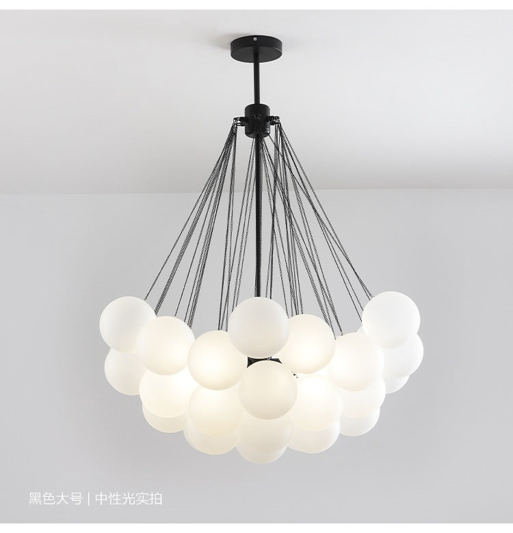 Cloud Glass Chandelier for kitchen table