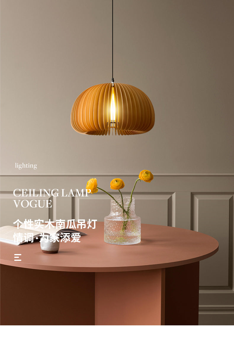 Wooden Pendant Light