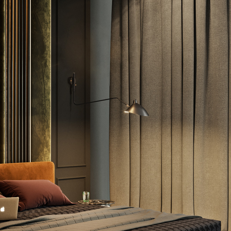 Serge Mouille Modern Wall Sconce