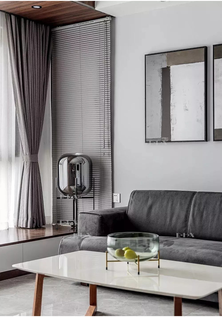 Modern Glass Lantern Standing Table Lamp & Floor Lamp