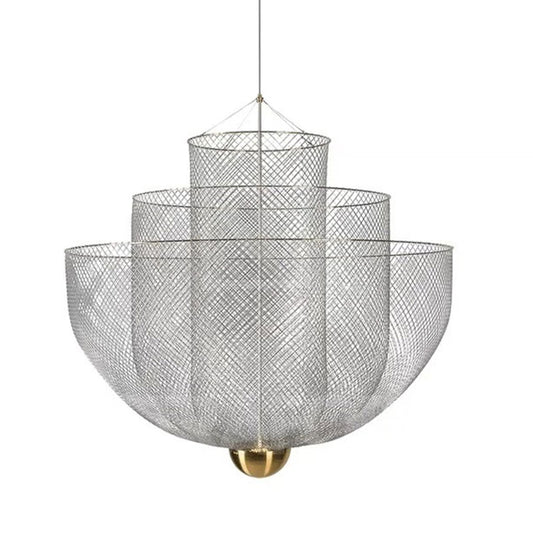 Metal Meshmatics chandelier