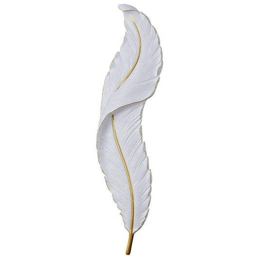 Light Luxury Feather Wall Lamp