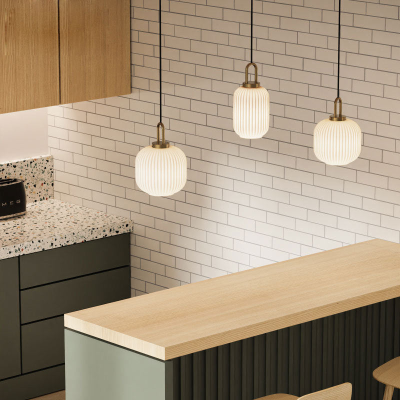 Striped Waves Pentand Lamp