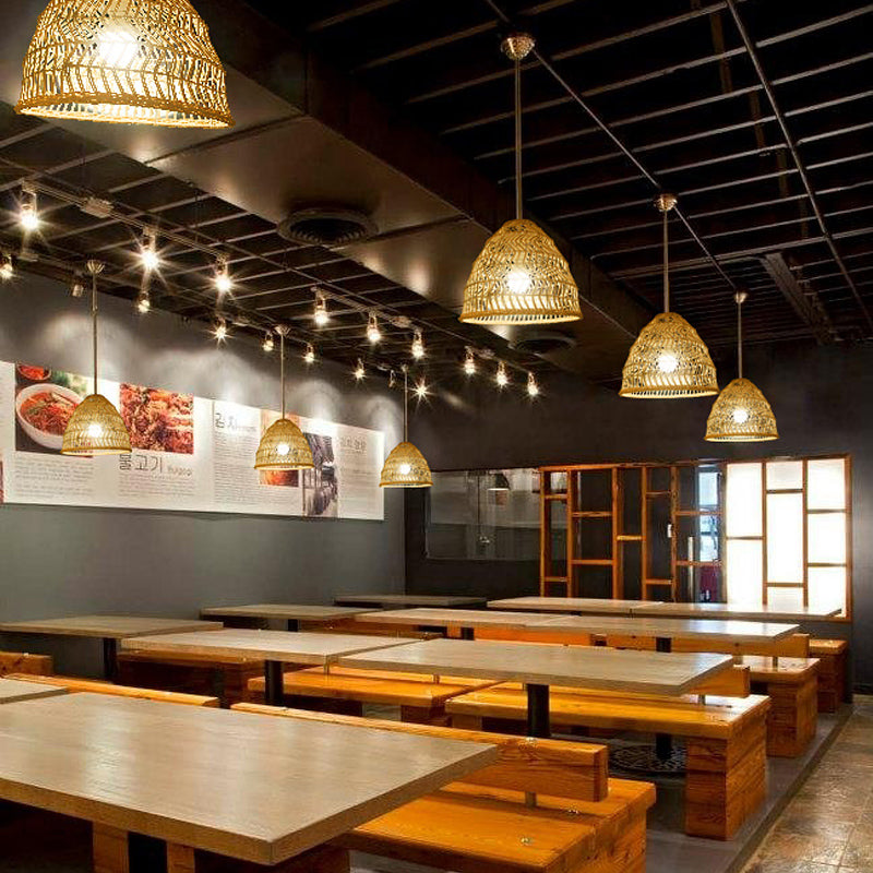 Wicker Pendant Light
