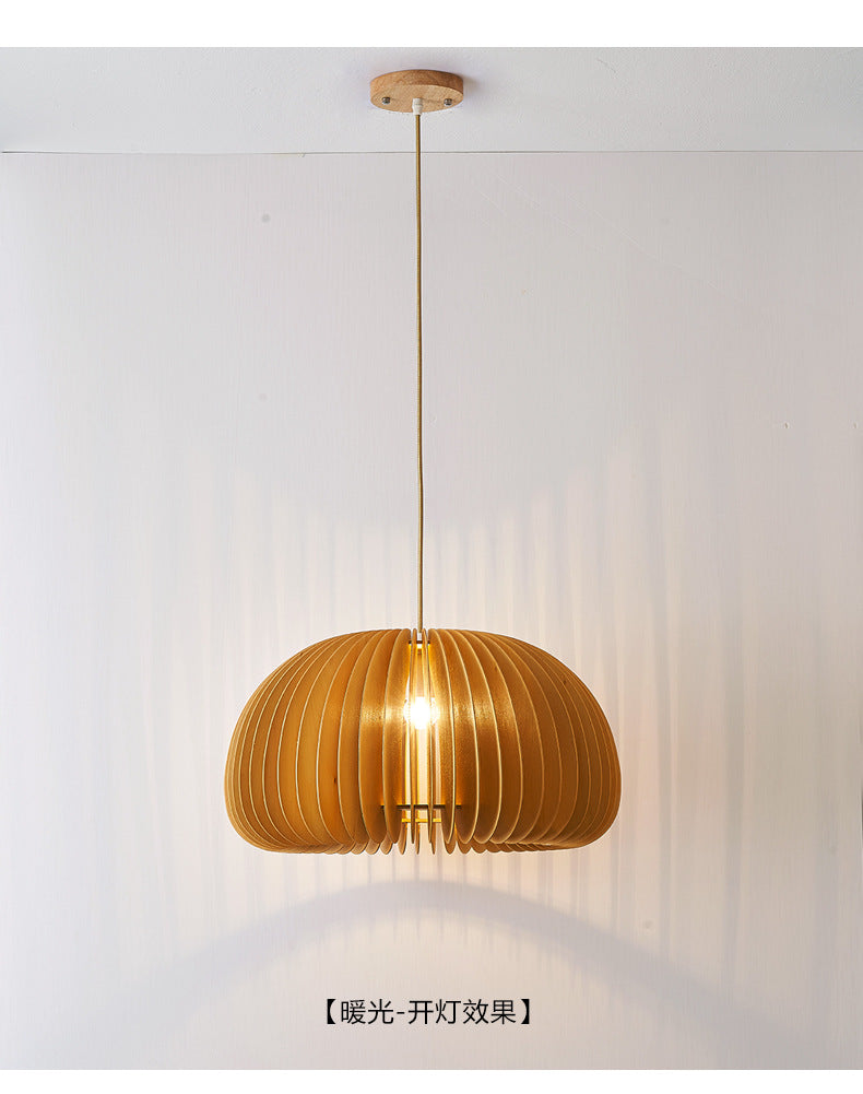 modern wood pendant light