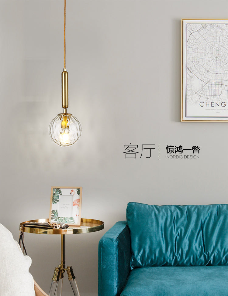 Nostra Minimalist Glass Pendant Light