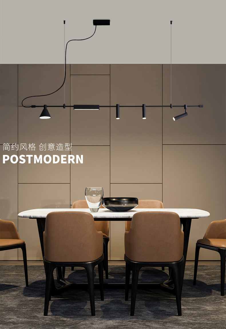 Horizontal LED Linear Light Pendant for Kitchen Island, Office