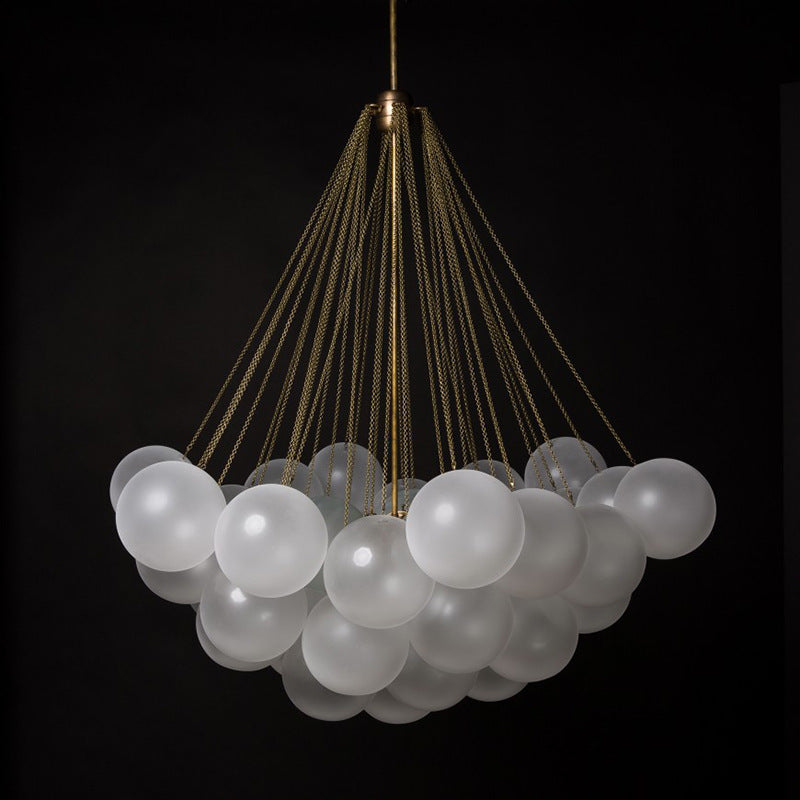 Cloud Glass Chandelier for kitchen table