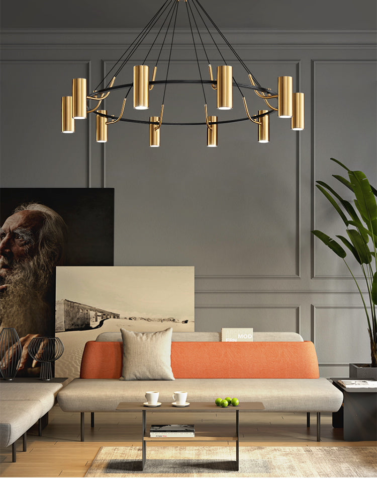 LED Cylinder Spot Light chandelier