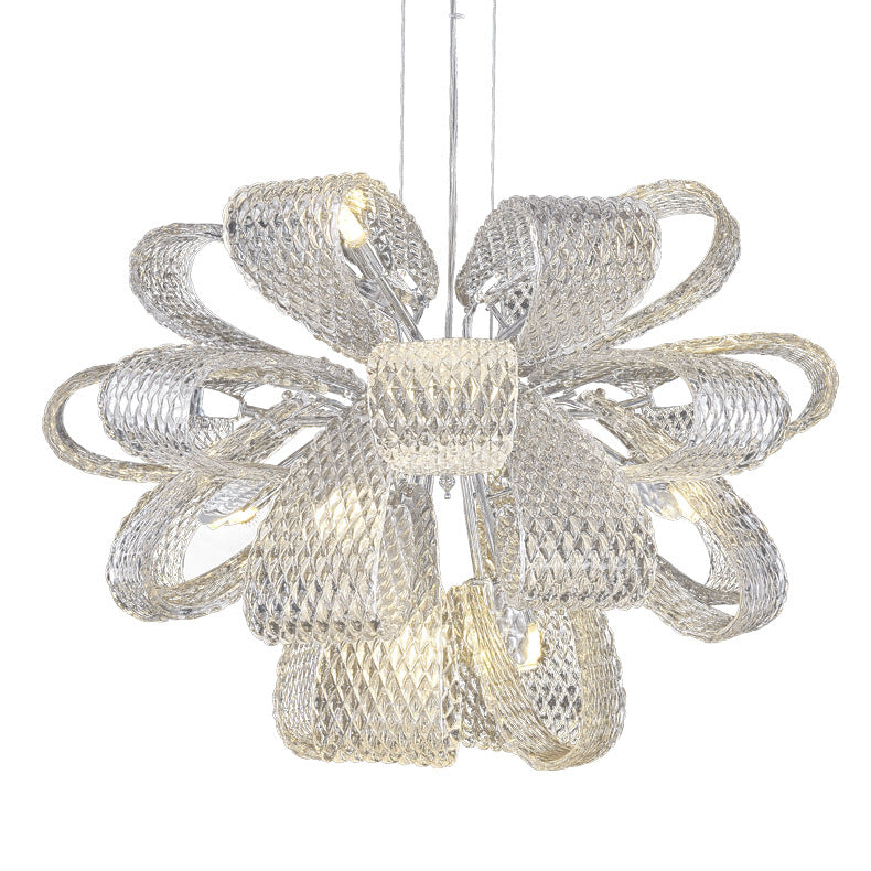 Modern Round Glass Chandelier