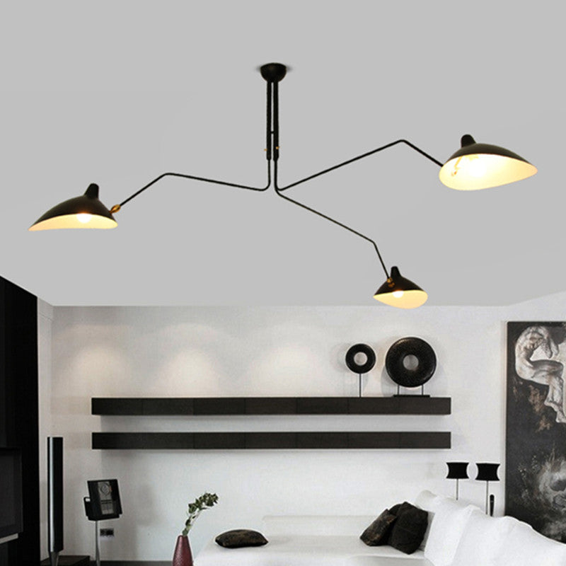  Serge Mouille ceiling lamp