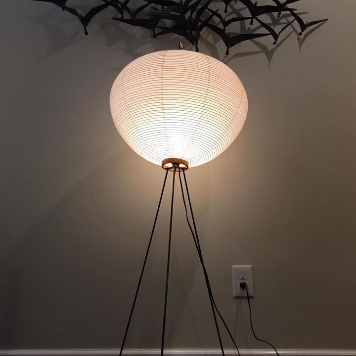 White Paper Lantern Table Lamp & Floor Lamp