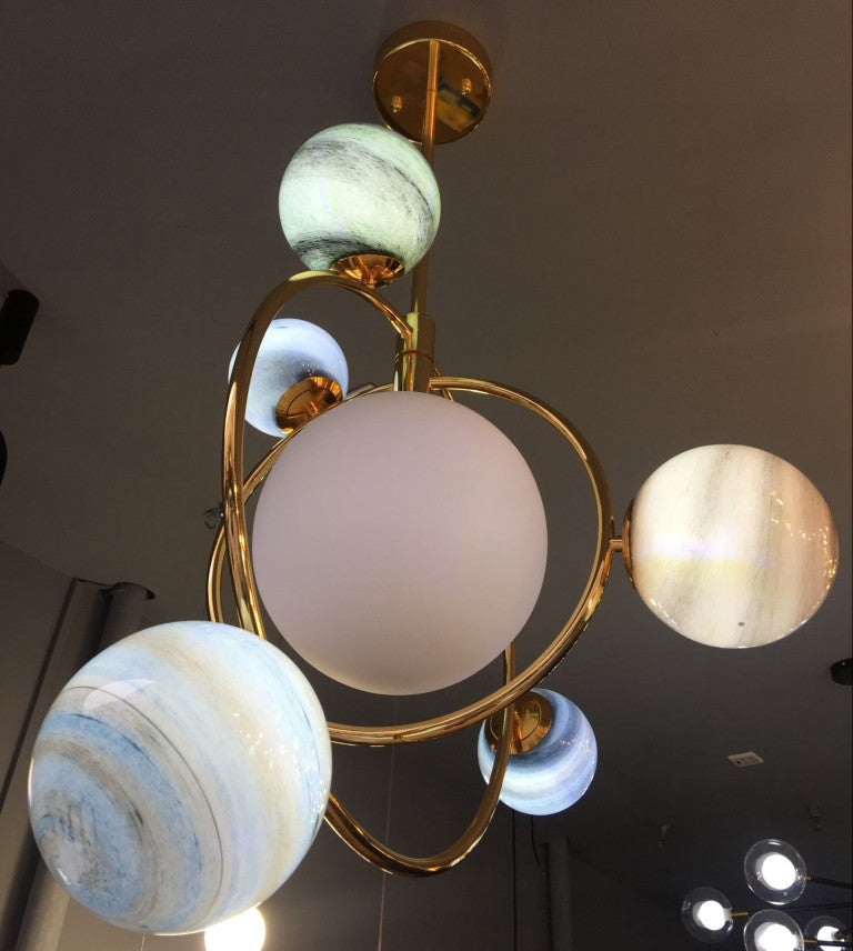 Novel Plant Glass chandelier