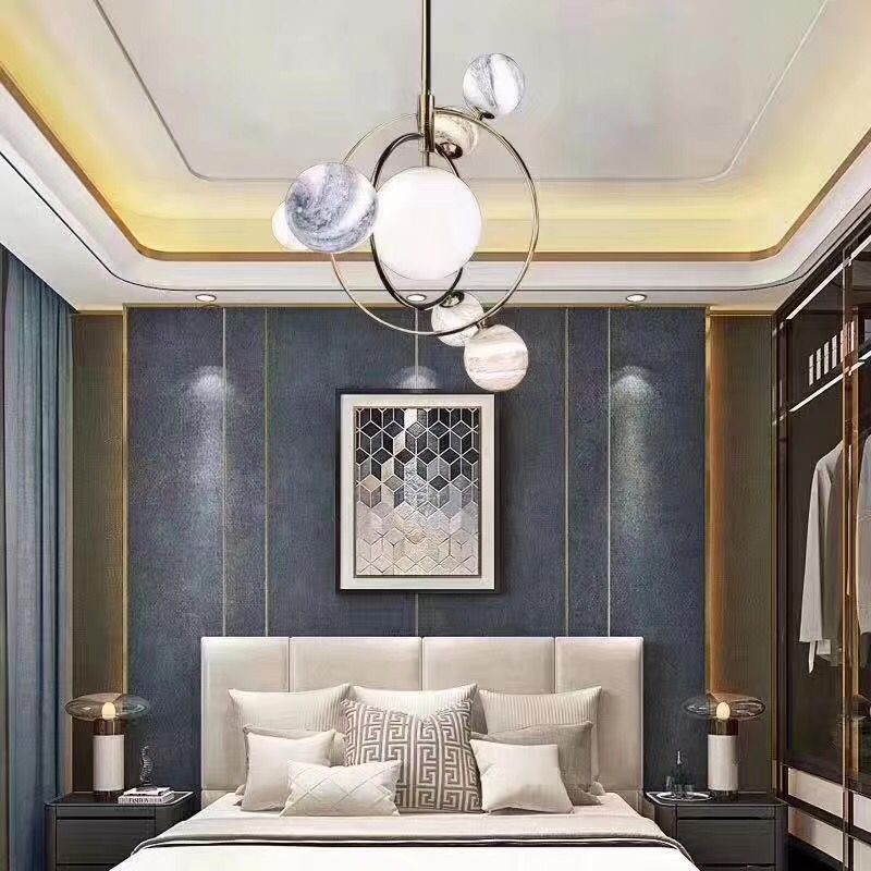 Novel Plant Glass chandelier