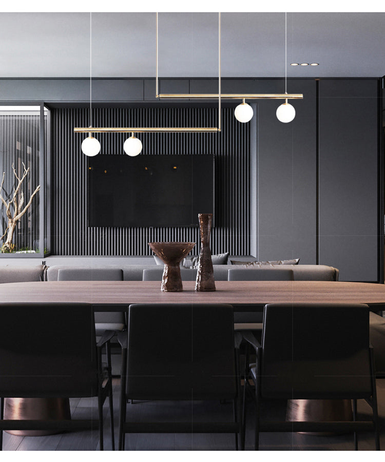 Satellite suspension ceiling light