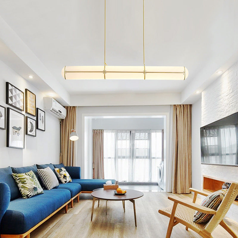 LED linear pendant chandelier