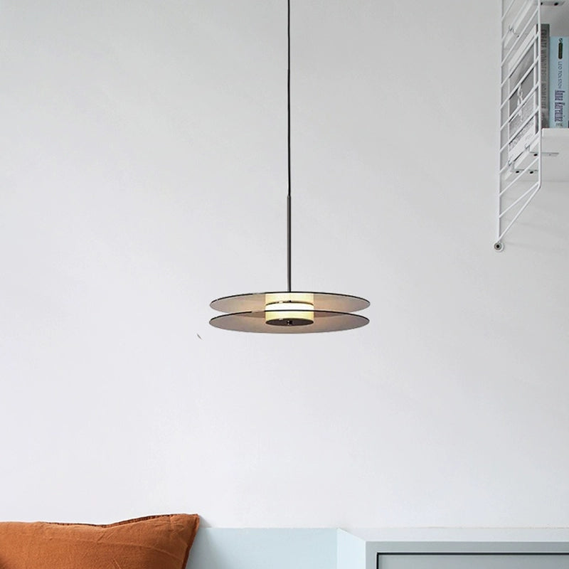 Tea Colored LED Glass Pendant Light