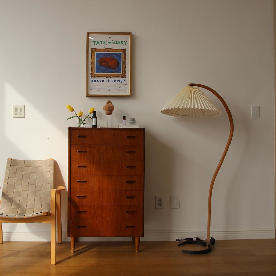 Caprani Bentwood Table Lamp & Floor Lamp