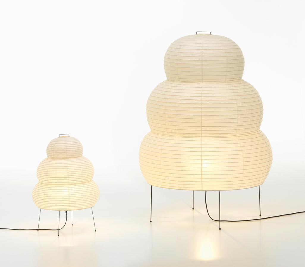 White Rice Paper Table Lamp