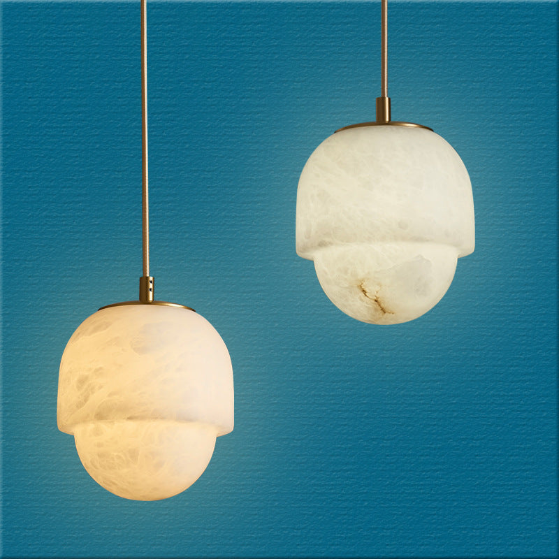Yoko Pendant Lamp, Alabaster Stone pendant Light