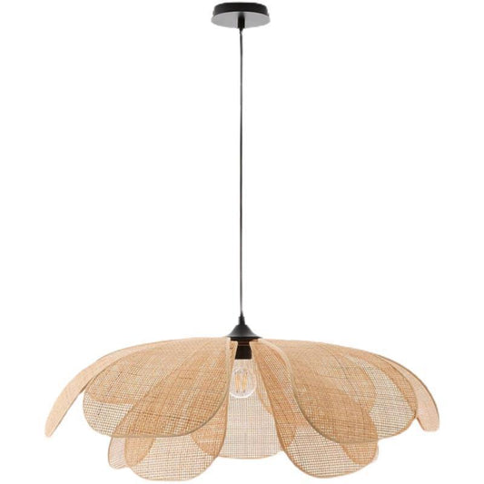 Rattan Petal Chandelier