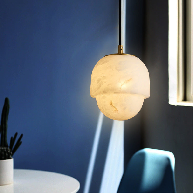 Yoko Pendant Lamp, Alabaster Stone pendant Light