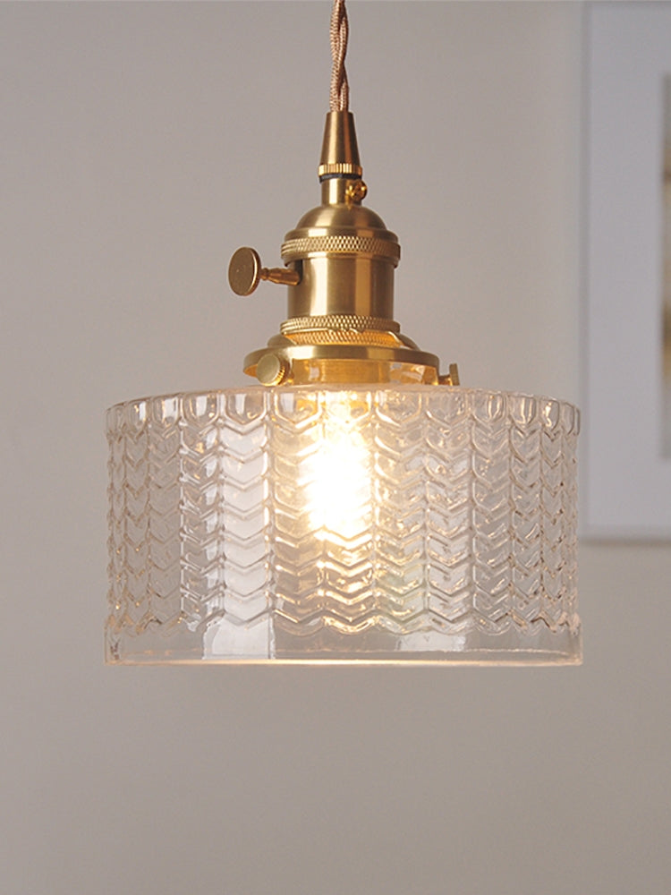 Matilda Glass Mid Century Pendant Light