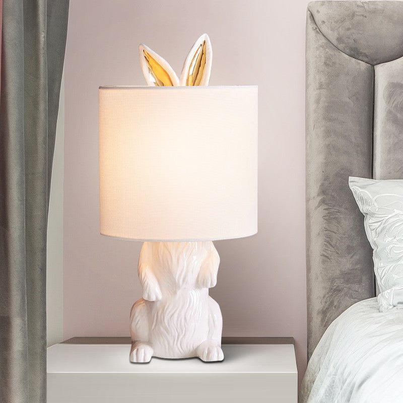 Resin Rabbit Table Lamp
