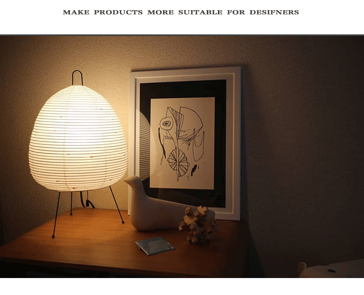 White Paper Lantern Table Lamp & Floor Lamp