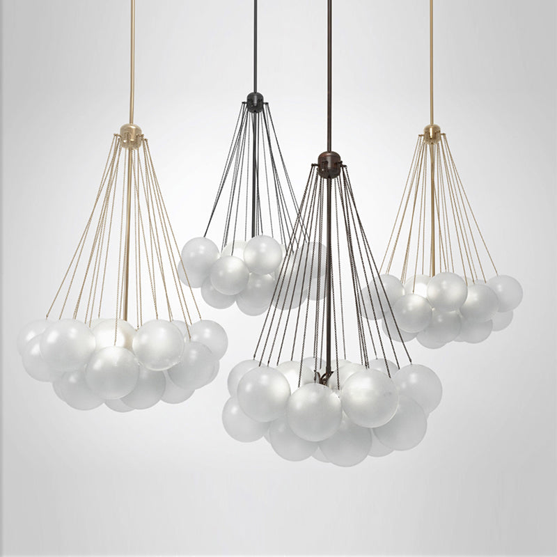 Cloud Glass Chandelier for kitchen table