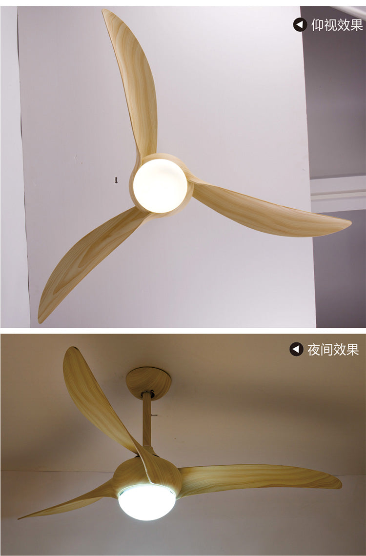 Silent Ceiling Fan with Light and Remote