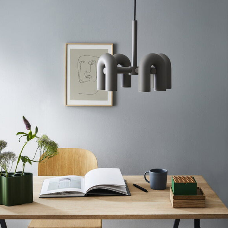U-Shaped Balanced Chandelier