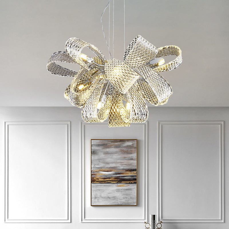 Modern Round Glass Chandelier