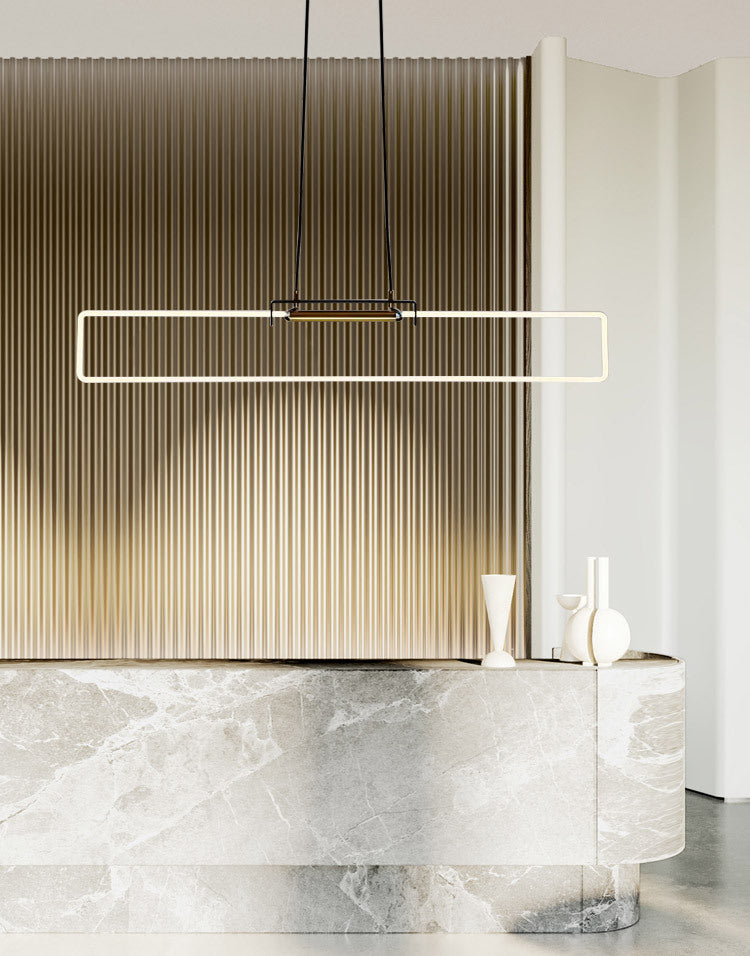 Long Strip LED Pendant Lamp