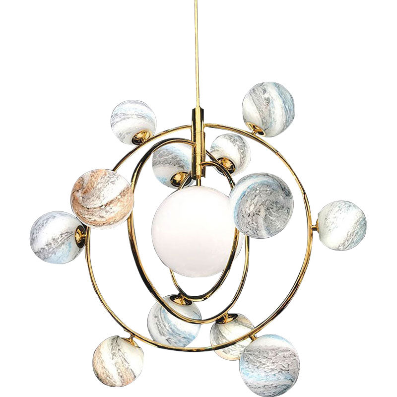 Novel Plant Glass chandelier