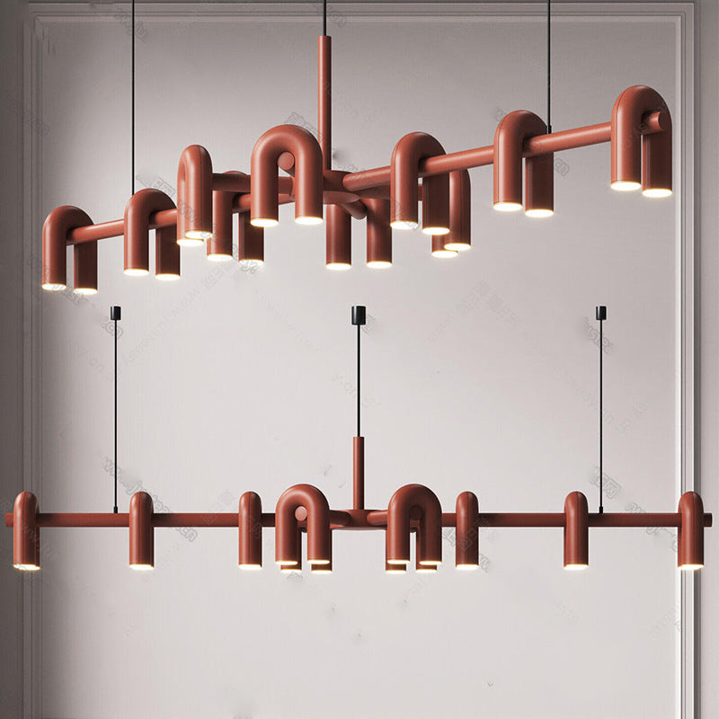 U-Shaped Balanced Chandelier