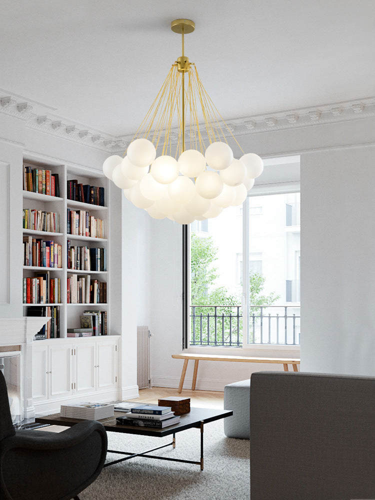 Cloud Glass Chandelier for kitchen table