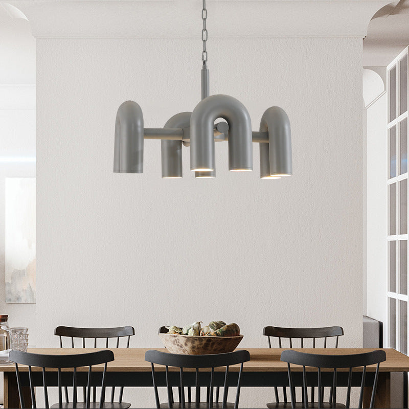 U-Shaped Balanced Chandelier