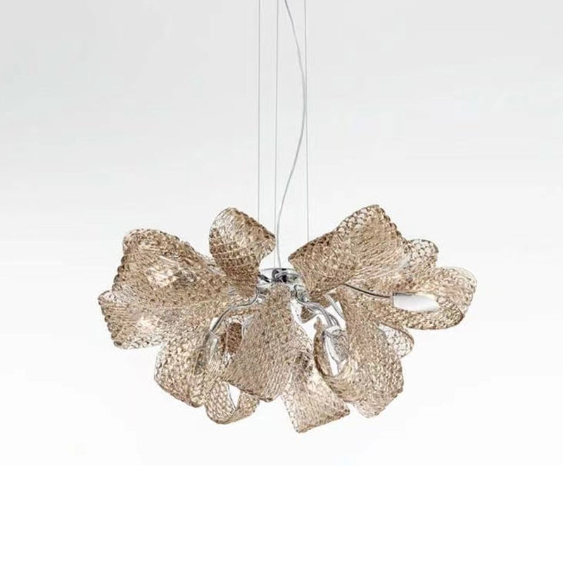 Modern Round Glass Chandelier