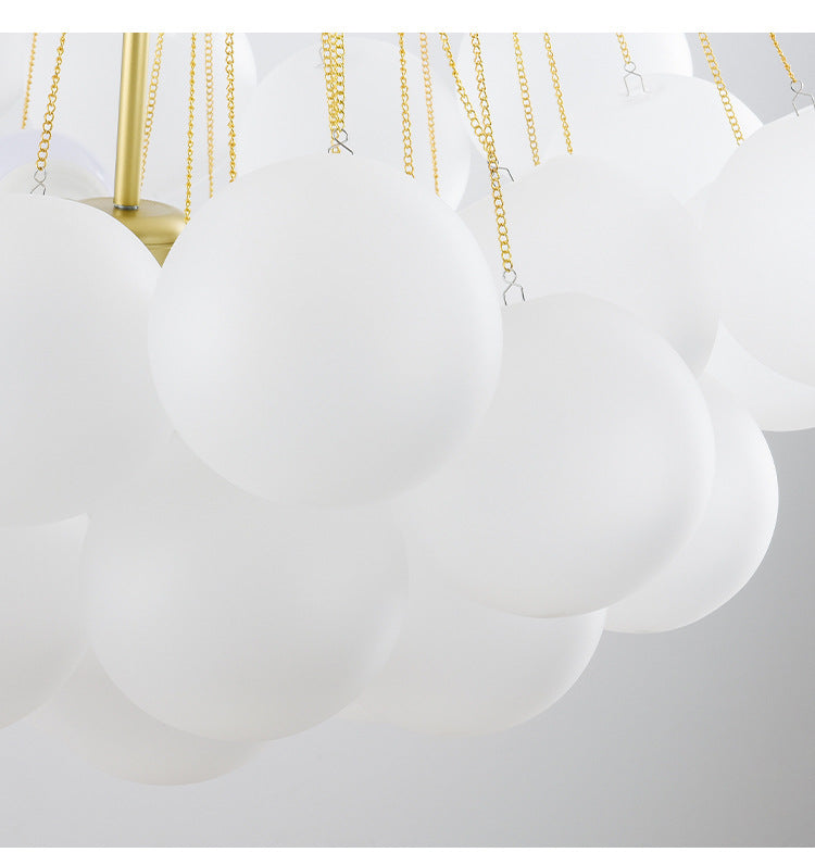 Cloud Glass Chandelier for kitchen table