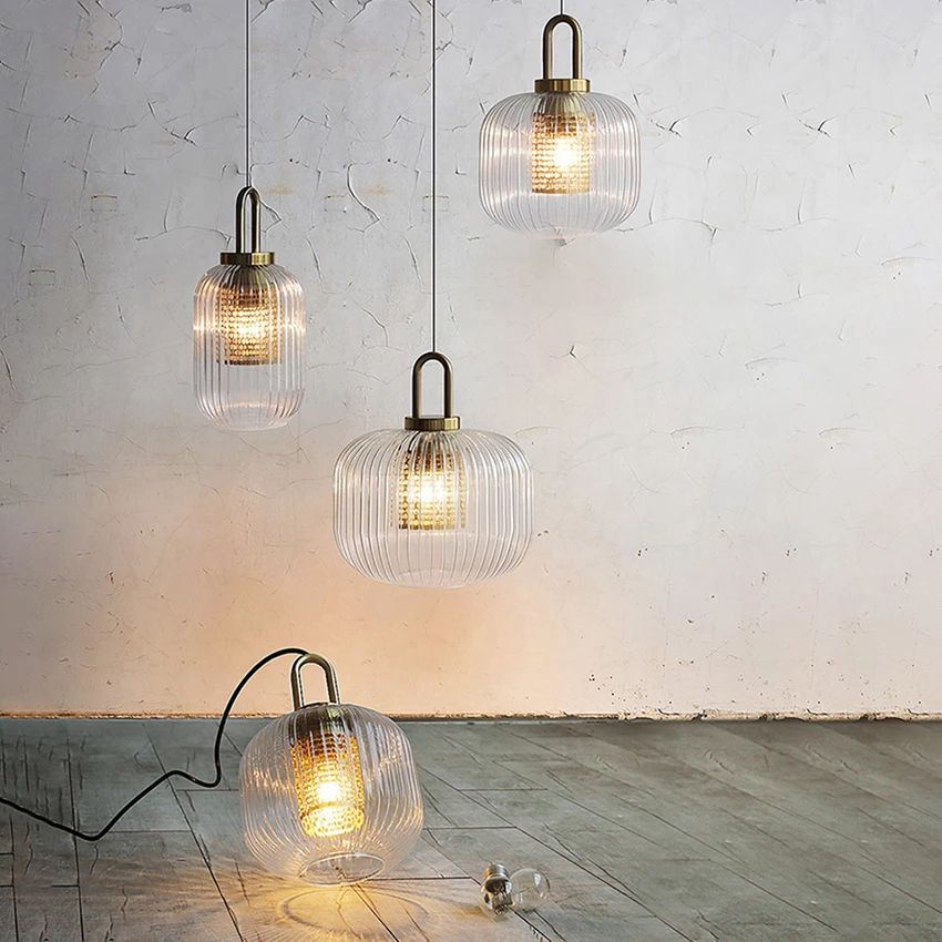 Striped Waves Pentand Lamp