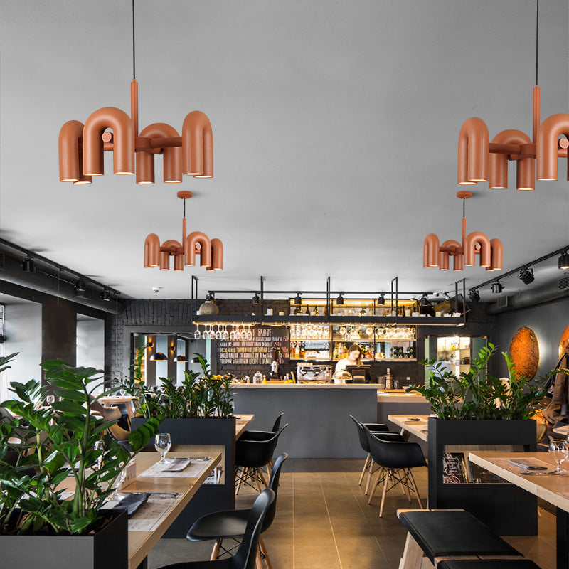 U-Shaped Balanced Chandelier