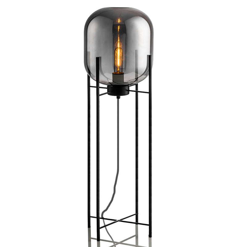 Blown Glass Floor Lamp & Table lamp 