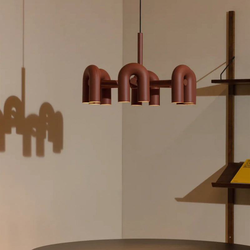 U-Shaped Balanced Chandelier