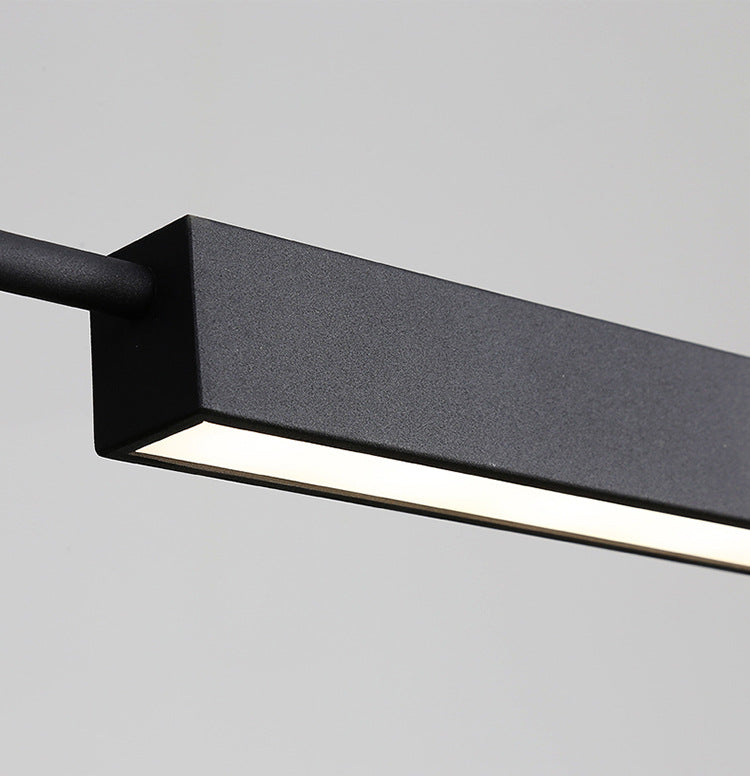Horizontal LED Linear Light Pendant for Kitchen Island, Office